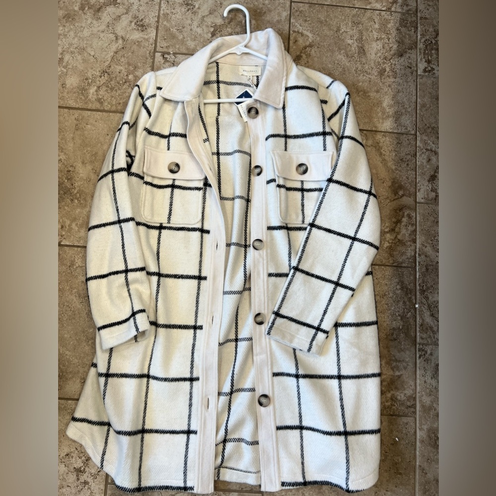Duster Length Shacket NWT